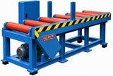 Heavy Duty Powered Roller Conveyor 2000mm x 520mm Wide, with 280mm High Side Rollers