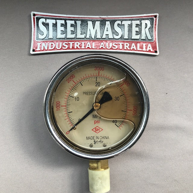 Shear Oil Pressure Gauge 0-40MPa Old Type to suit SM-SBHS Range