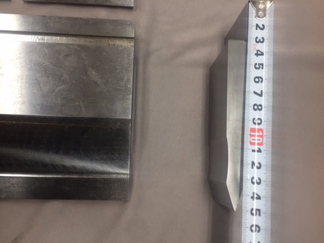 Pressbrake Tooling Double Edge Knife Top Punch 800mm x 35º