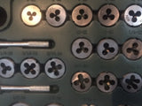 Tap & Die Threading Set, 115 Piece Metric & SAE, in Carry Case