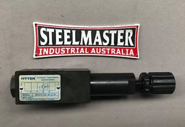 Press Brake Hytek Slow Speed Valve (No 4.05, Model MSCV-02-B-3-B)