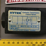 Press Brake Hytek Slow Speed Valve (No 4.05, Model MSCV-02-B-3-B)