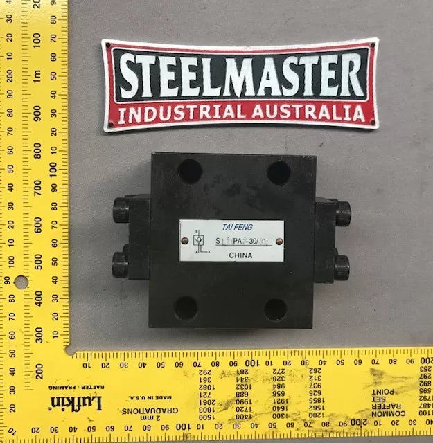 Press Brake Omega Pilot Check Valve (Type SSL10PA)