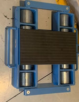 Steerable Load Skates, 12000kg Capacity, 83x85x115mm