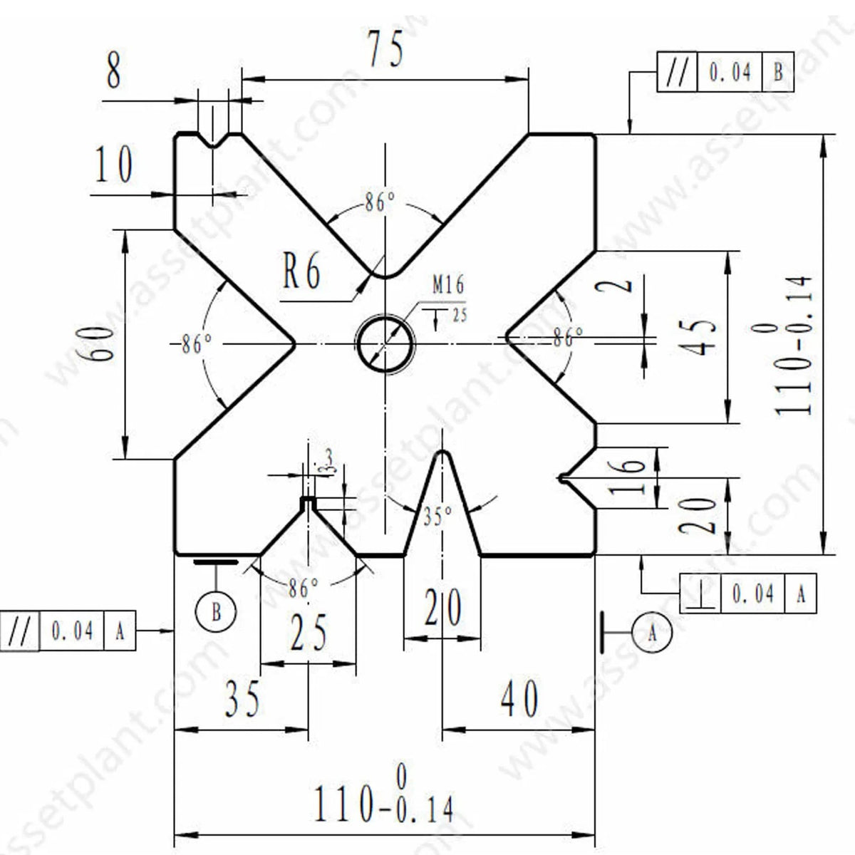 Pressbrake Tooling 110mm Square Die Block x 4000mm Long – Asset Plant ...