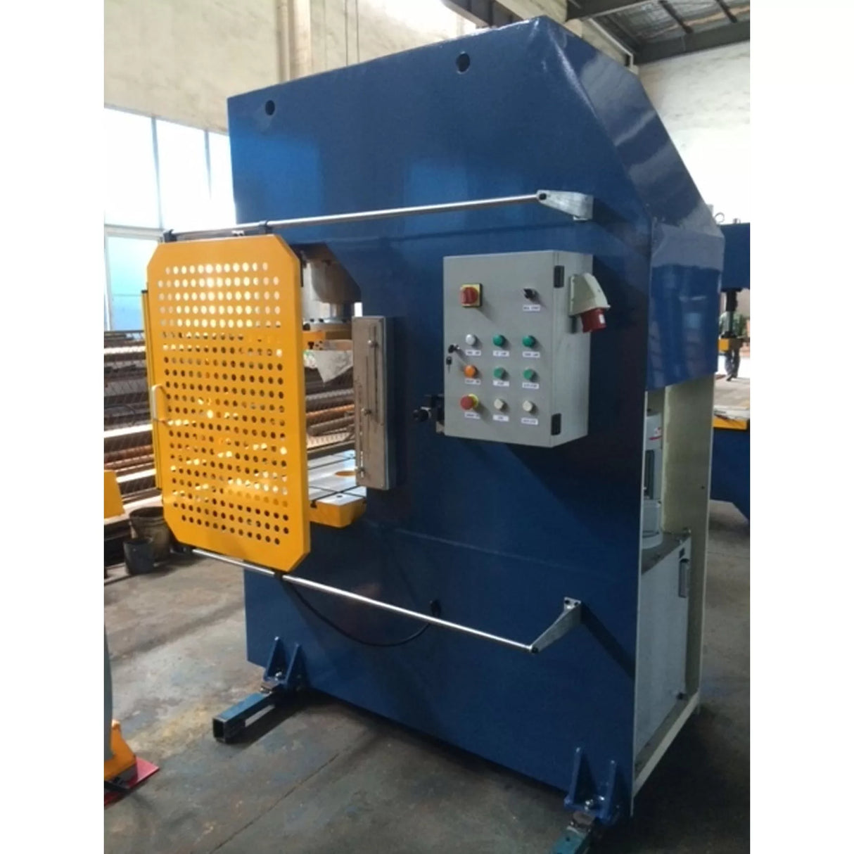 Open Front Hydraulic Press, 100 Ton Capacity, Heavy Duty