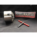 4-Jaw Lathe Chuck (Back Plate) - 100mm Diameter , 25mm Bore