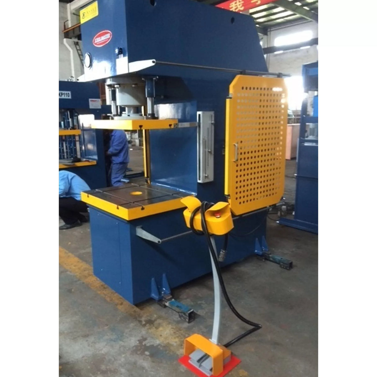 Open Front Hydraulic Press, 100 Ton Capacity, Heavy Duty