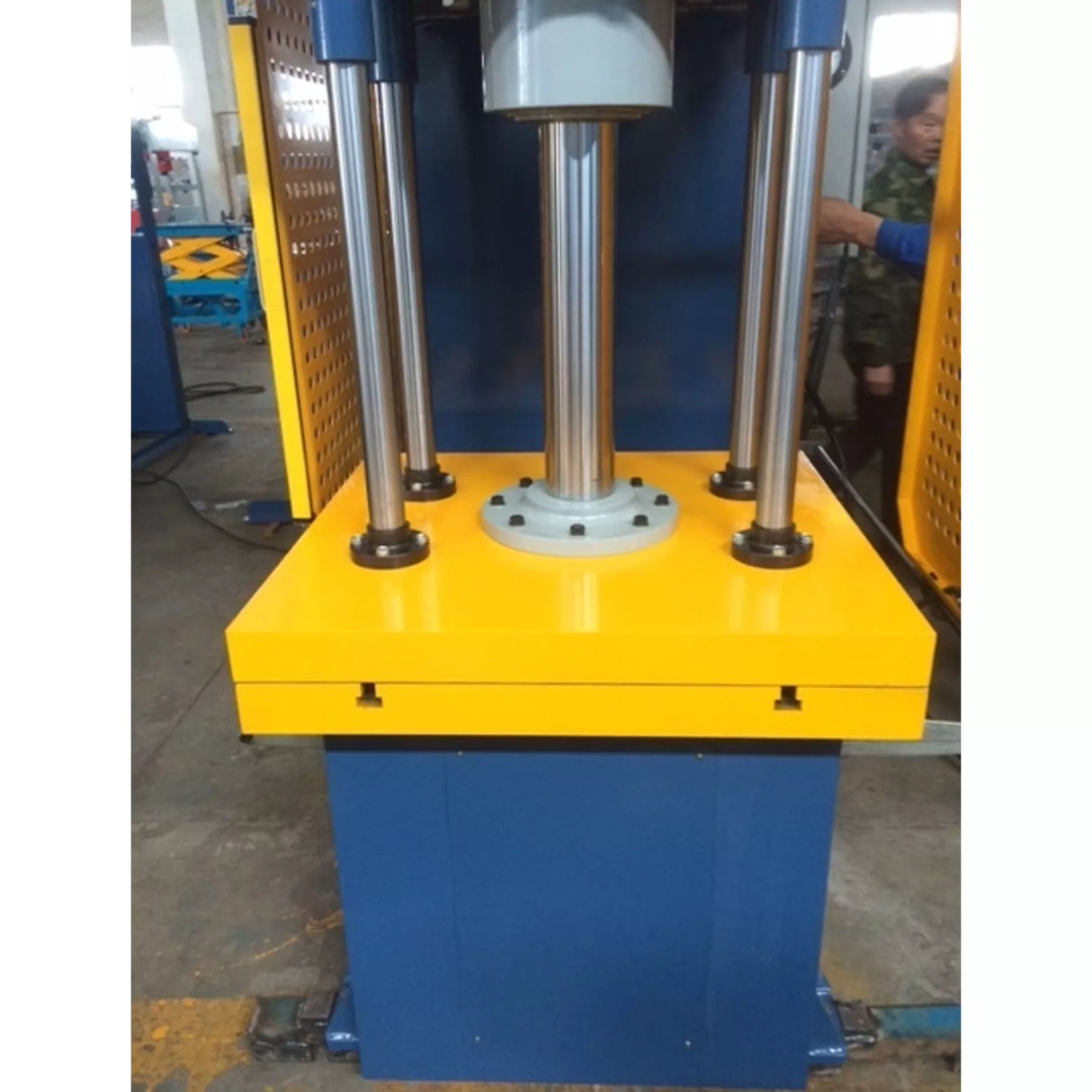 Open Front Hydraulic Press, 150 Ton Capacity, Heavy Duty