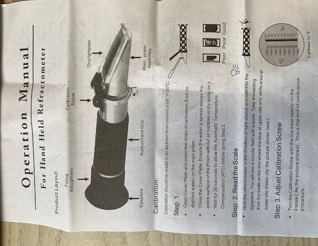 Portable Coolant Refractometer with ATC