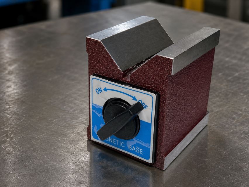 Magnetic Vee Block, 620N Magnetic Force