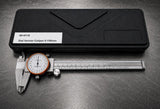Dial Vernier Caliper, 150mm Range, Satin Chrome