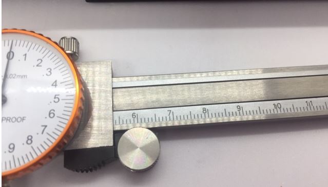 Dial Vernier Caliper, 150mm Range, Satin Chrome