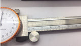 Dial Vernier Caliper, 150mm Range, Satin Chrome