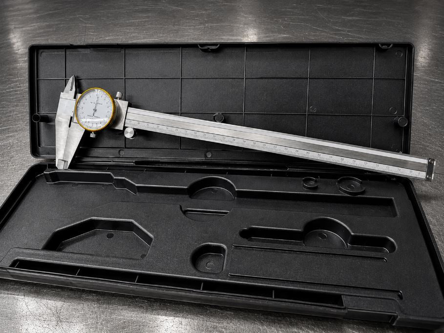 Dial Vernier Caliper, 300mm Range, Satin Chrome