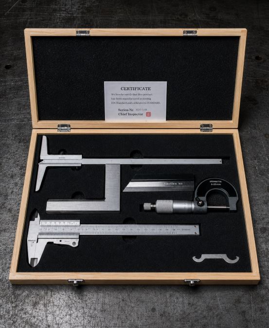Measuring Tool Set, 5 Piece Precision Kit
