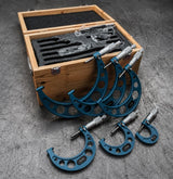 External Micrometer Set, 6 Piece, 0-150mm Range