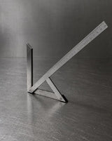 Centering Square, Stainless Steel 200mm with Metric Calibrations