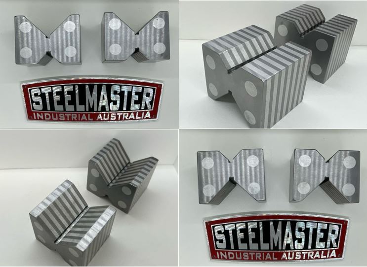 Vee Blocks for Magnetic Chucks, 50x58x45mm, Sold in Pairs