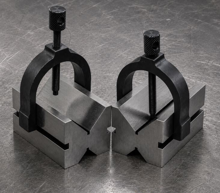 Vee Block & Clamp Set, 70mm x 45mm x 40mm
