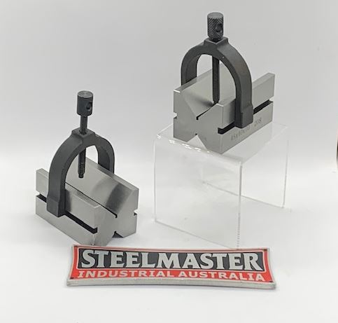 Vee Block & Clamp Set, 70mm x 45mm x 40mm