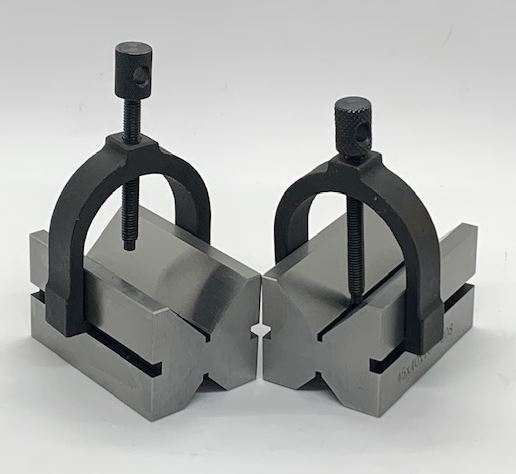 Vee Block & Clamp Set, 70mm x 45mm x 40mm