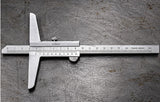 Vernier Depth Gauge with Screw Lock, 0-150mm Range, 75mm Base