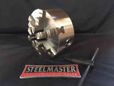 6-Jaw Lathe Chuck (Back Plate) - 165mm Diameter , 45mm Bore