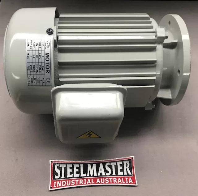 240V Motor, 1 HP 0.75 KW, 5.5 Amp, 1420 RPM, for SM-HBS21 Bandsaw