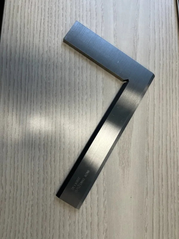 90-Degree Engineers Square, 130mm x 200mm, Bevelled Edges
