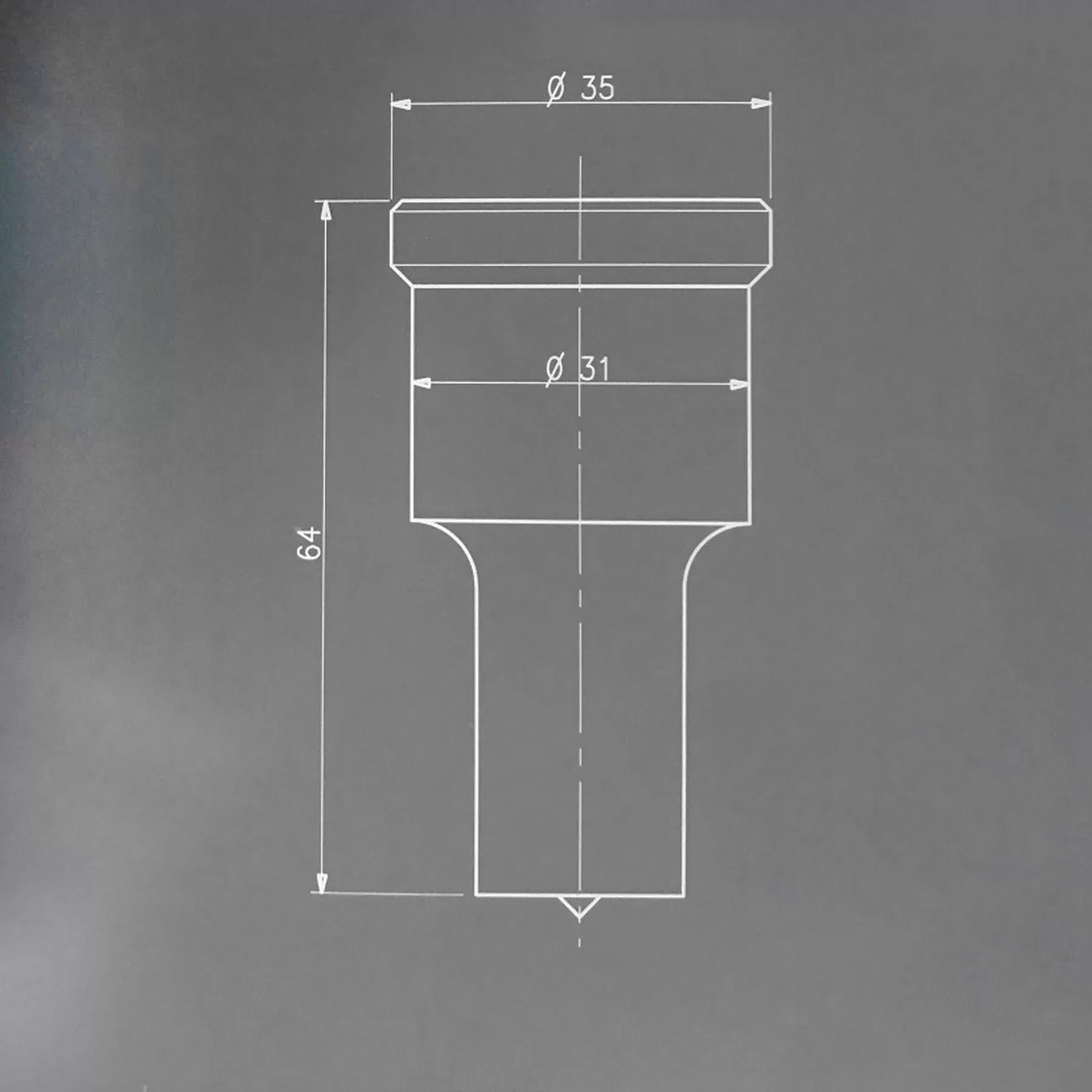 9001 Series Punch 10mm - Round Profile
