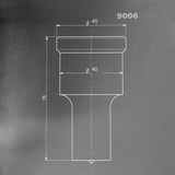 9006 Series Punch 9mm - Round Profile
