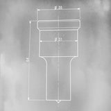 9184 Long 16mm x 25mm Series Elongated Punch