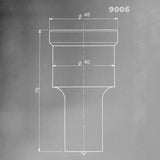 9187 Series 6mm x 25mm Slotted Punch