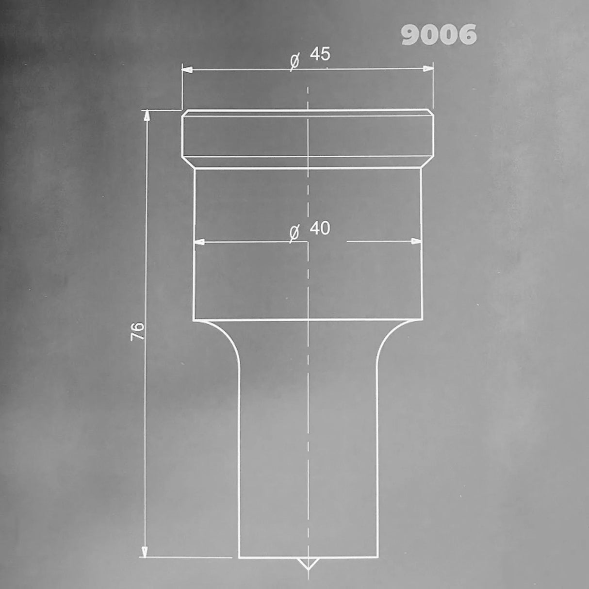 9187 Series 6mm x 12mm Slotted Punch