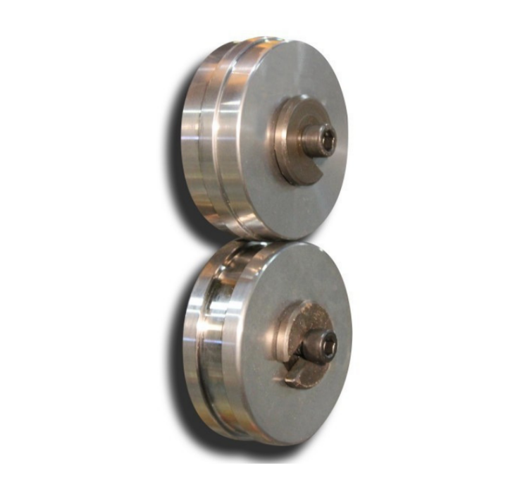 BR18E Bead Roller (Jenny & Swage) 1/4" Flat Bead Roll Set
