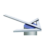 Centering Square 100mm, Stainless Steel, Metric Calibrations