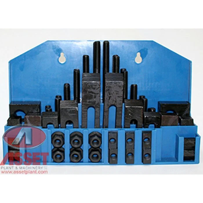 Clamping Kit, 58 Piece, 12mm T-Slot, M10 Thread