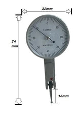 Dial Test Indicator, 0-0.08mm Range, Packaged in Box