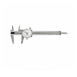 Dial Vernier Caliper, 150mm Range, Satin Chrome