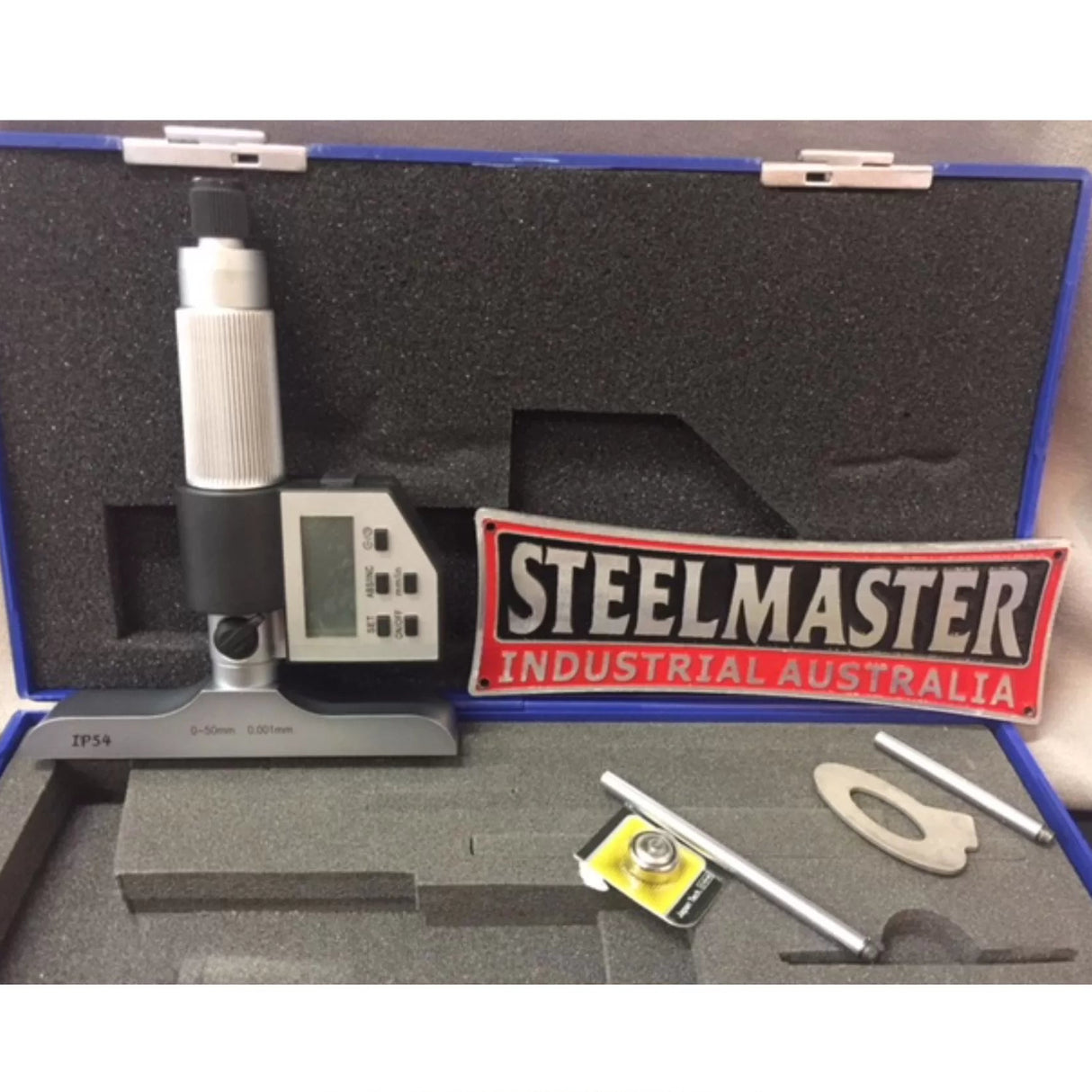 Digital Depth Micrometer, 0mm - 50mm Range