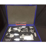 Digital LCD Micrometer Set, 4 Piece, 0-100mm Range