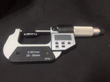 Digital LCD Micrometer Set, 4 Piece, 0-100mm Range