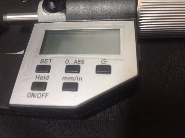 Digital LCD Micrometer Set, 4 Piece, 0-100mm Range