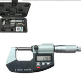 Digital Micrometer, 0-25mm Range, Dual Reading