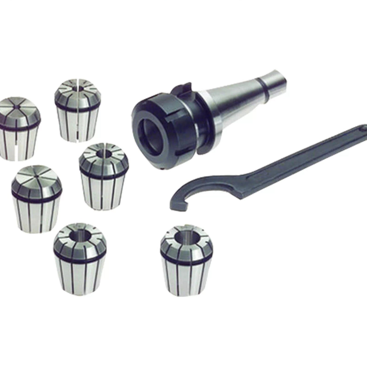 ER32 Collet Set, 6 Piece, ISO 40 Quick Change