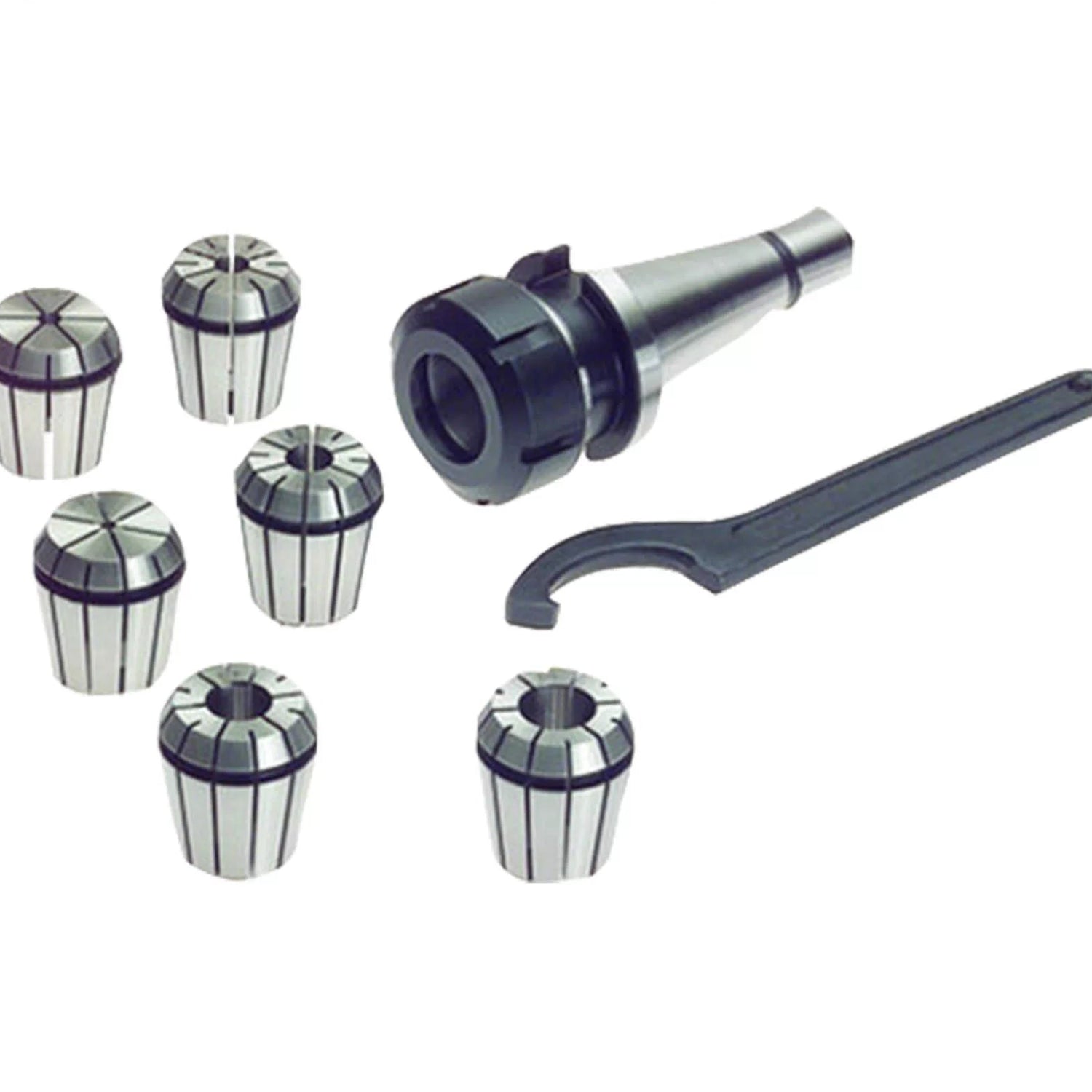 ER32 Collet Set, 6 Piece, ISO 40 Quick Change