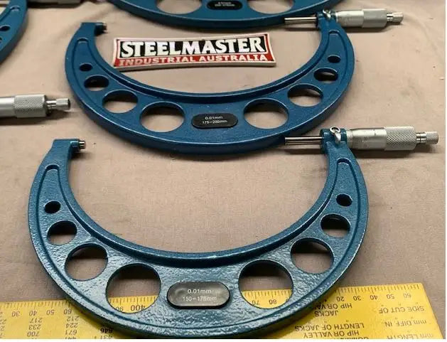 External Micrometer Set, 6 Piece, 150-300mm Range