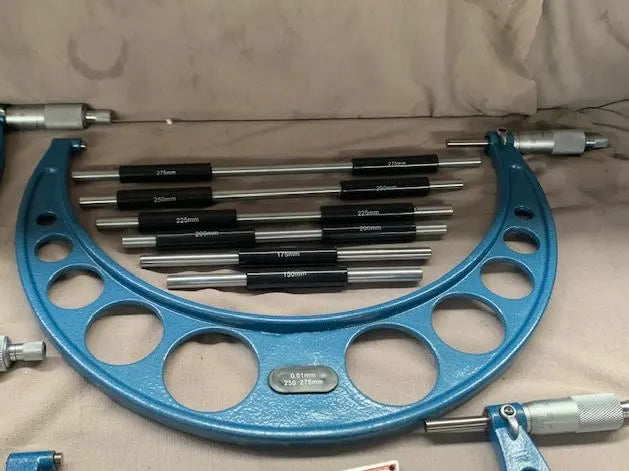 External Micrometer Set, 6 Piece, 150-300mm Range