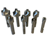 Formed HSS End Mill Set - 8 Piece Set, Sizes 1/16 to 1/8 - 5/32 - 3/8